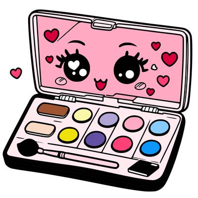 makeup pallet