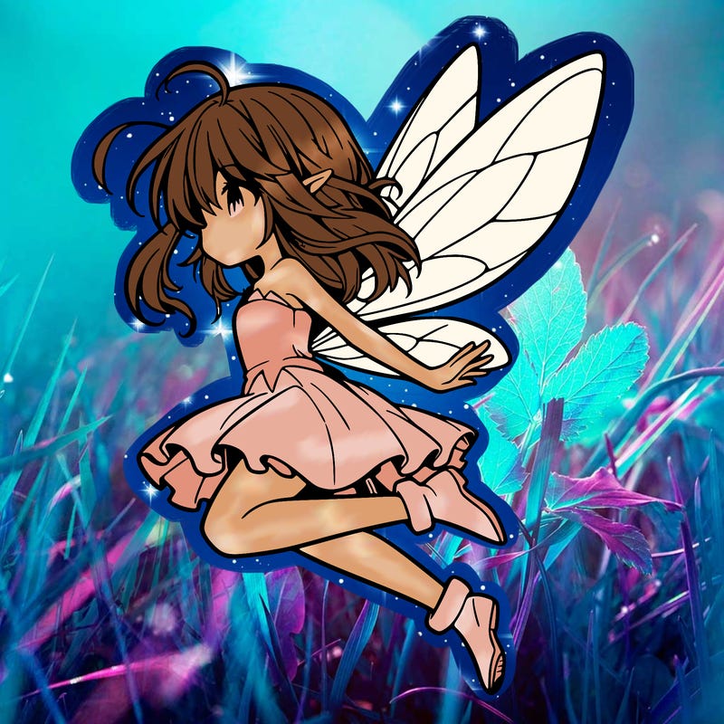 manga fairy flying