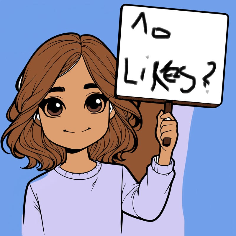 realistic girl holding up a sign