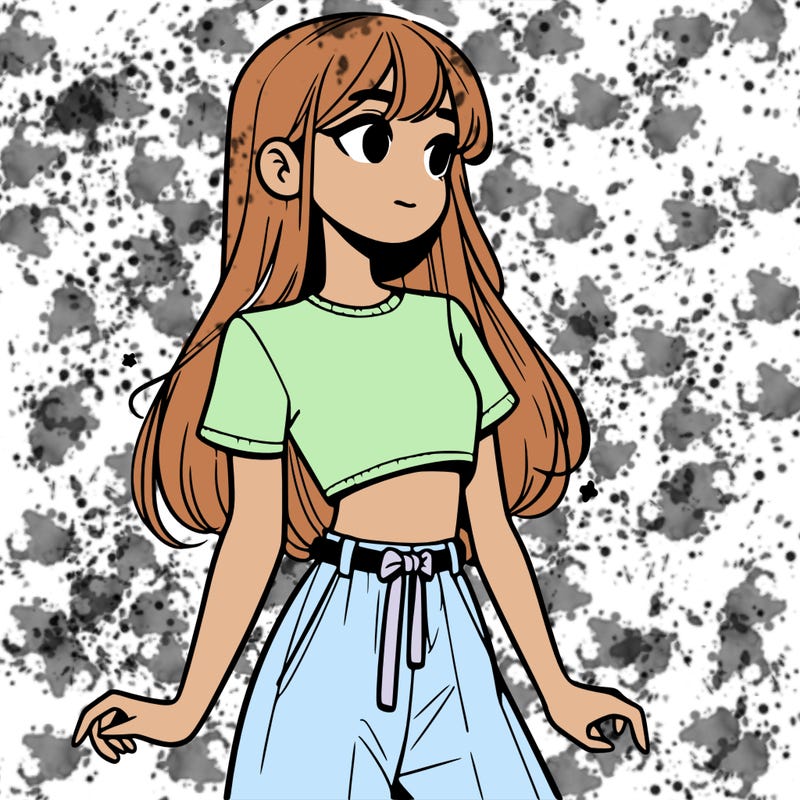 girl in a cute crop top