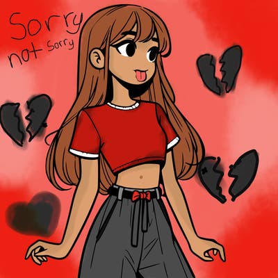 girl in a cute crop top