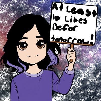 realistic girl holding up a sign