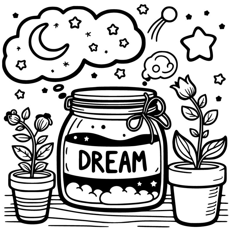dream-filled jar
