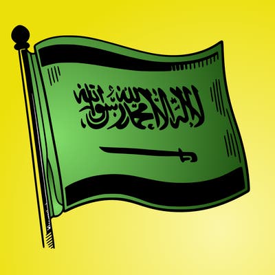 i want an idea about the saudi flag
