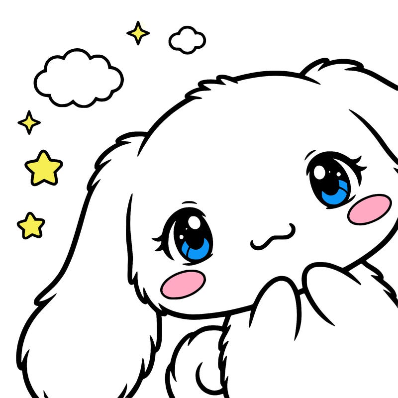 anime cinnamoroll cute fluffy
