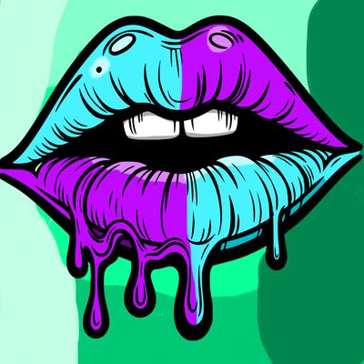 lips that look realistic and drip