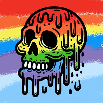 drippy skull