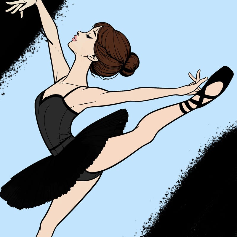 realistic ballerina