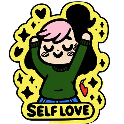 self-love sticker
