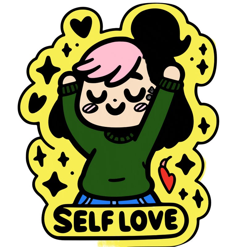 self-love sticker