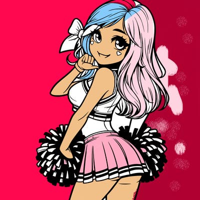 realistic cheerleader