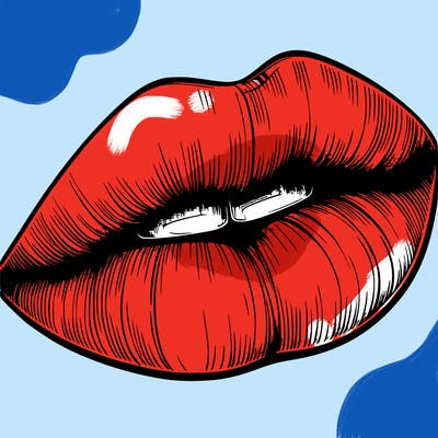 realistic lips