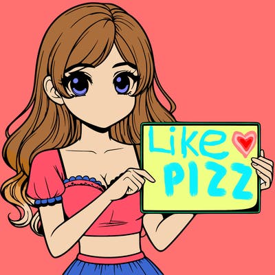 realistic pretty girl holding blank sign