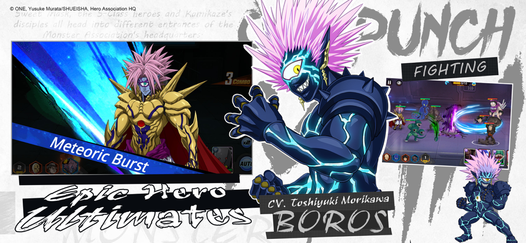 One-Punch Man:Road to Hero 2.0 - ワンパンマン ロード・トゥ・ヒーロー2.0のボロスキャラクターショーケースとメテオリック・バースト究極技