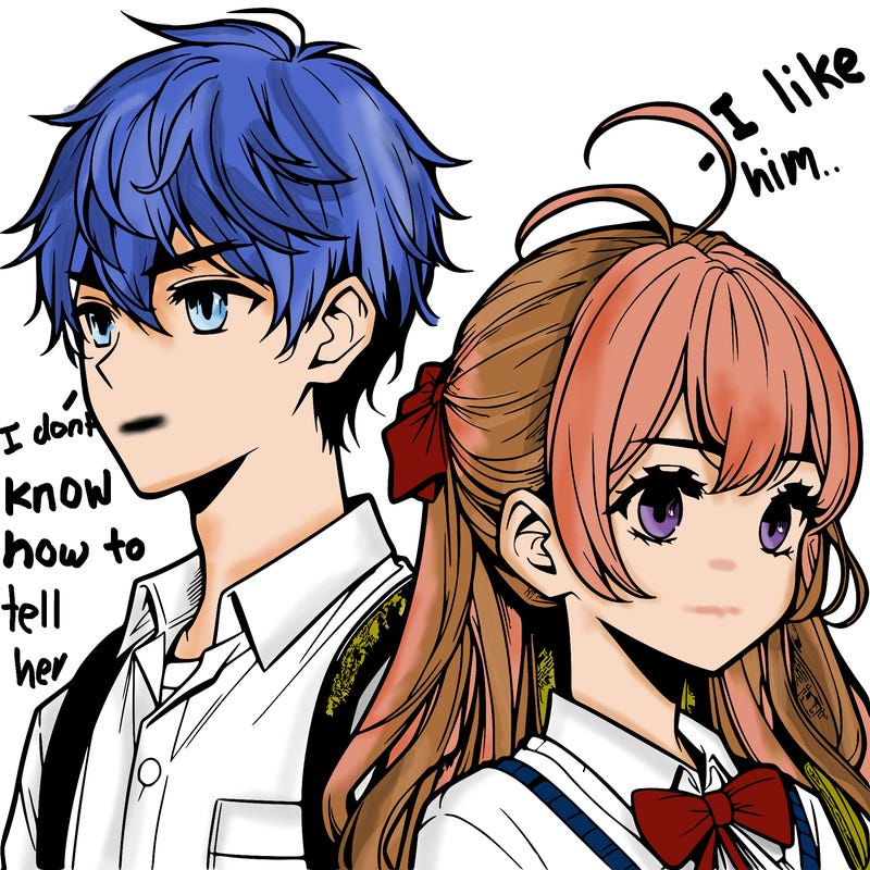 manga boy and girl