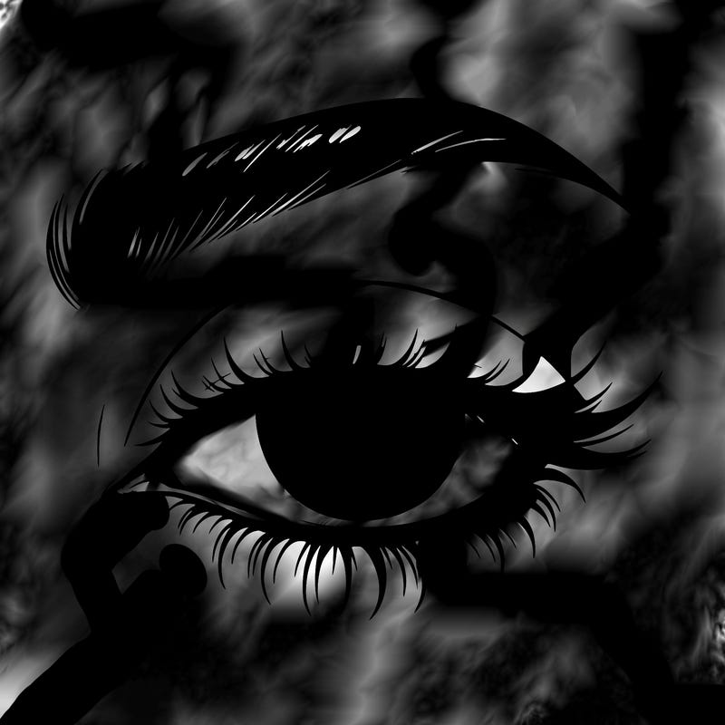 eye closed realistic