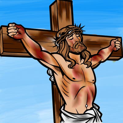 jesus on the cross