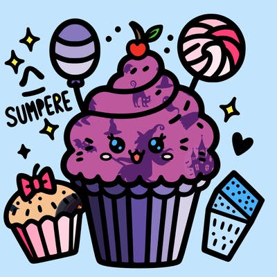 super cute cupcake