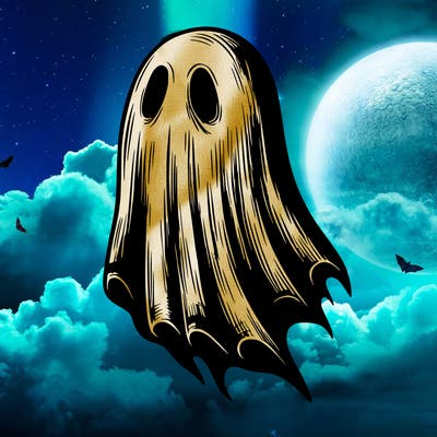 realistic creepy ghost