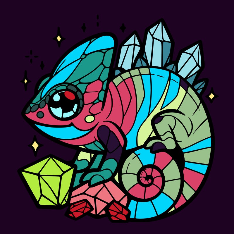 crystal chameleon