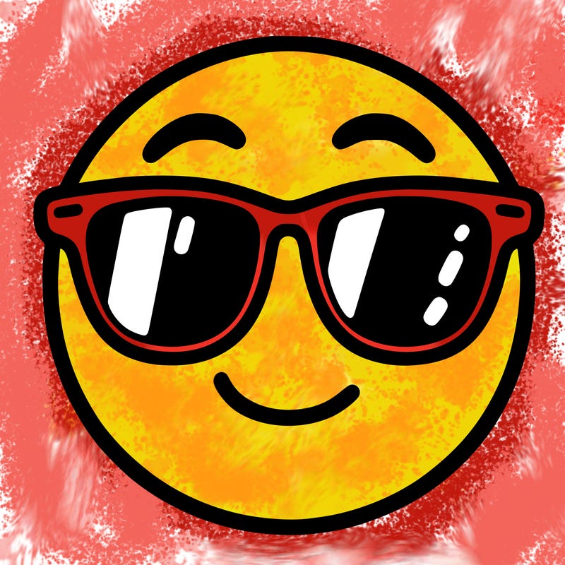 emoji with sunglasses