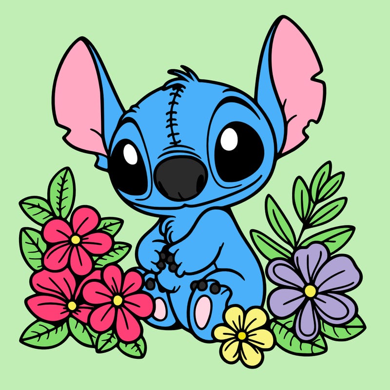 stich and flowers