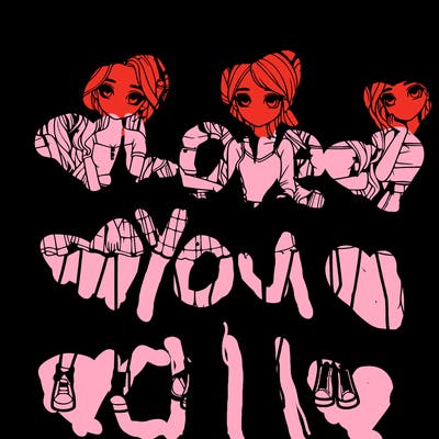 a group of girls realistic