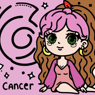 cancer ♋️ zodiac sign girl