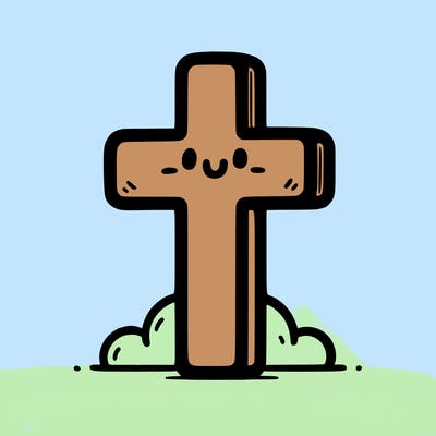 simple christian cross