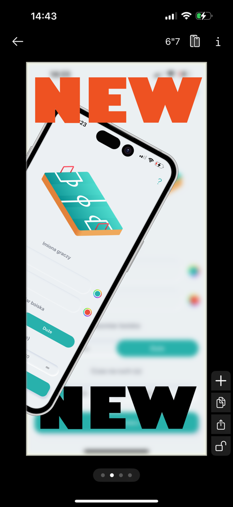 Diseño de mockup de smartphone con una pantalla de app de fútbol y superposiciones de texto llamativas NUEVO