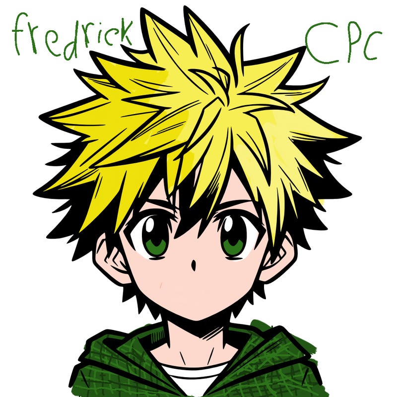 manga boy with spiky hair