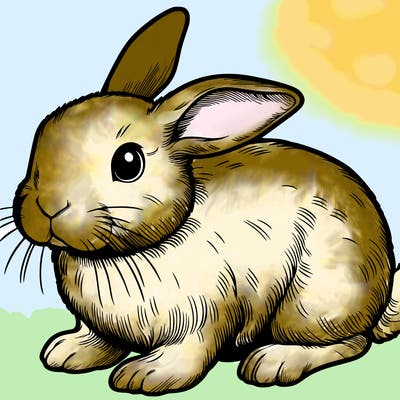realistic bunny