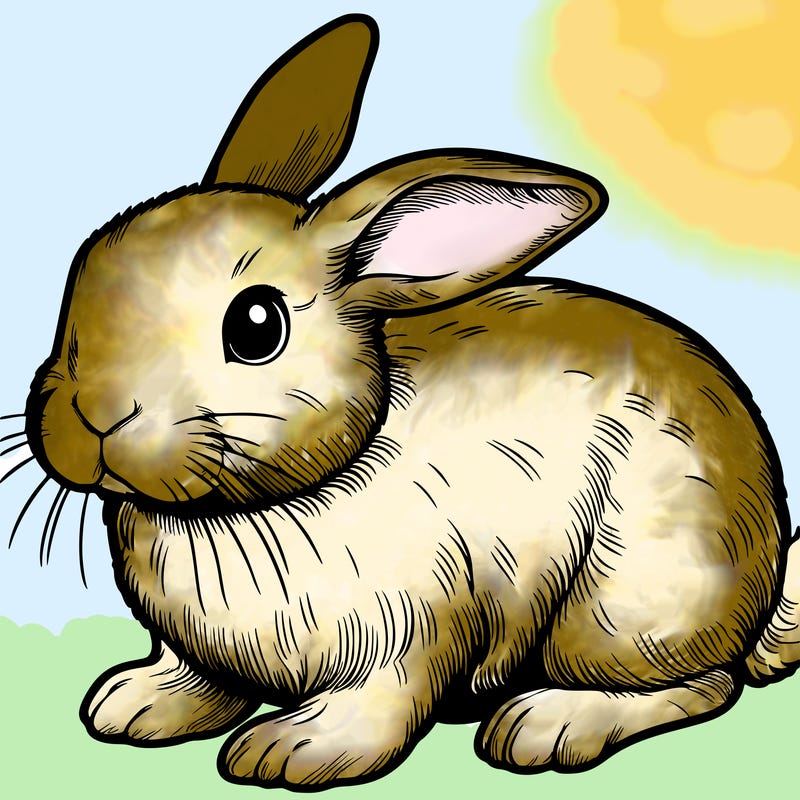 realistic bunny