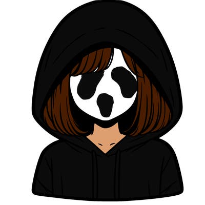 faceless girl in hoodie
