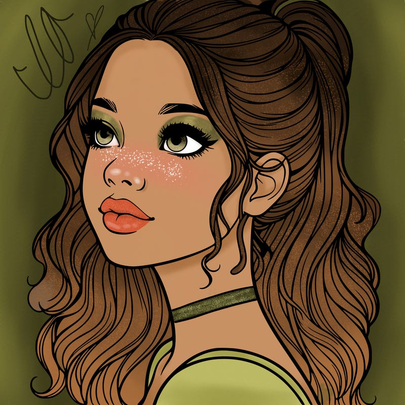 beautiful realistic girl