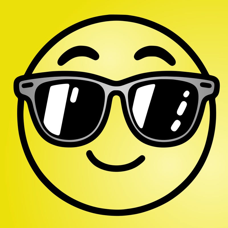 emoji with sunglasses