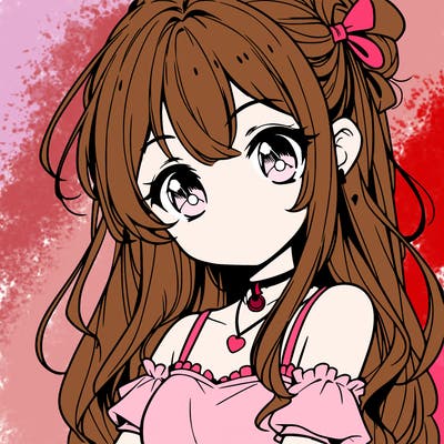manga girl cute