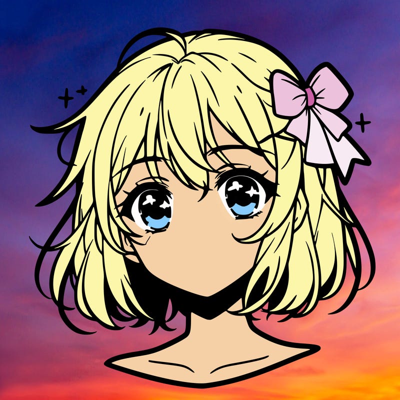 anime girl face