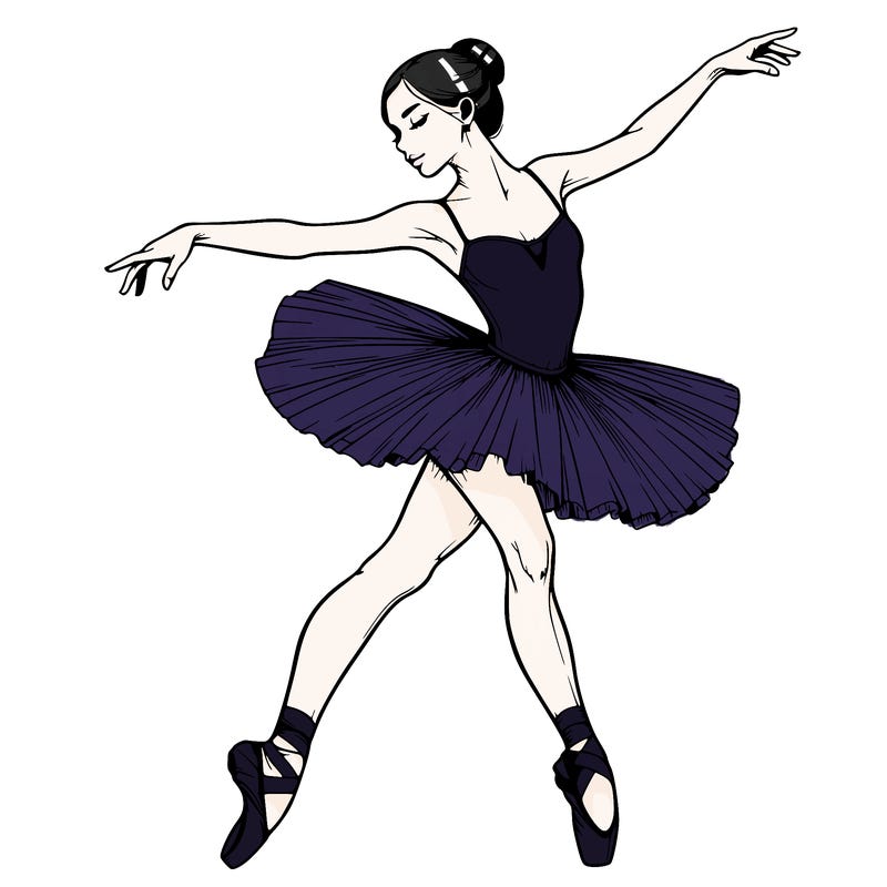 realistic ballerina