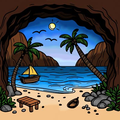 beach cave
