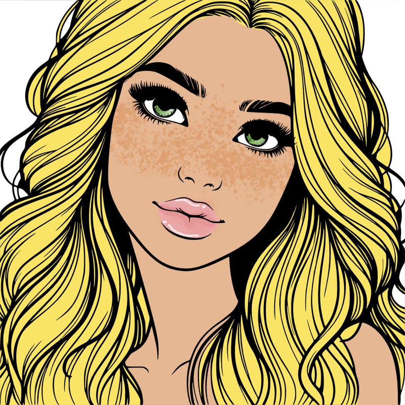 beautiful realistic girl