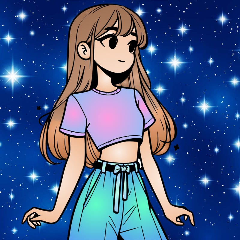 girl in a cute crop top