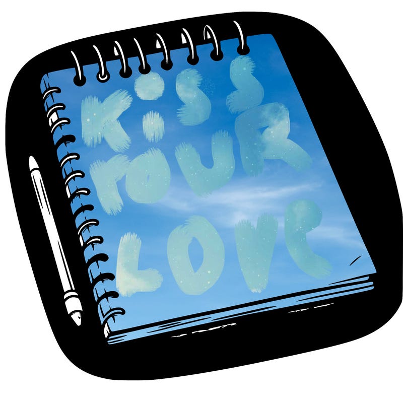 a blank sketch pad