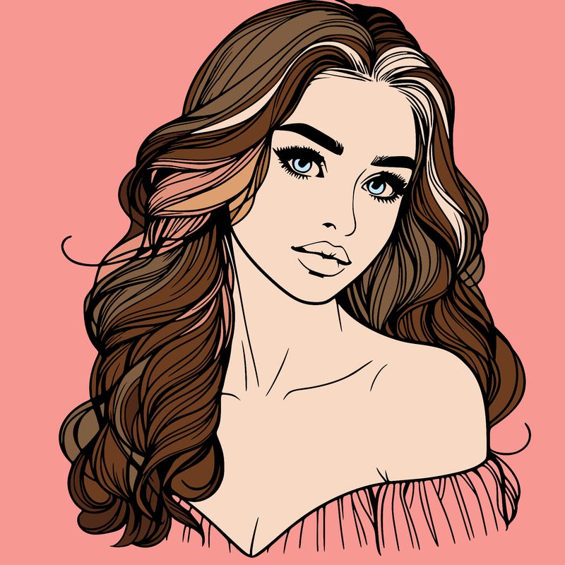 beautiful realistic girl