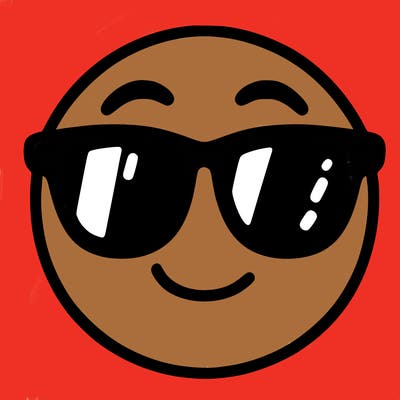 emoji with sunglasses