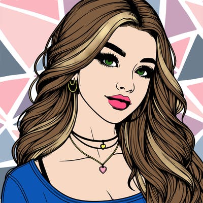 detailed realistic girl