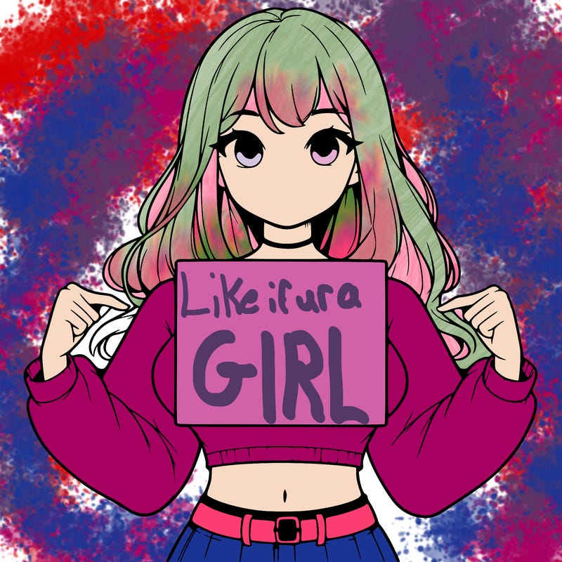 girl holding a blank sign in a long sleeve crop top