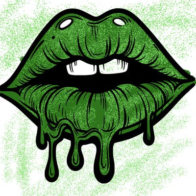 lips that look realistic and drip