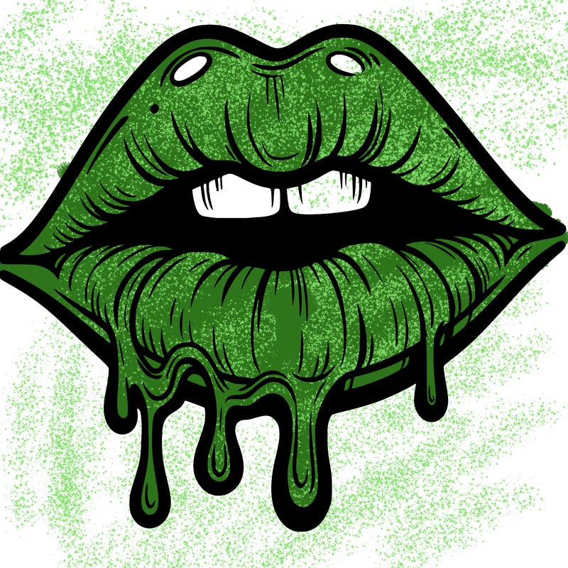 lips that look realistic and drip