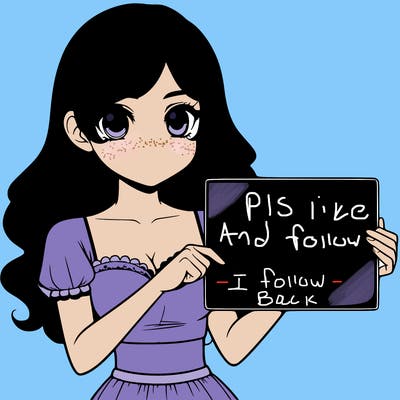 realistic pretty girl holding blank sign